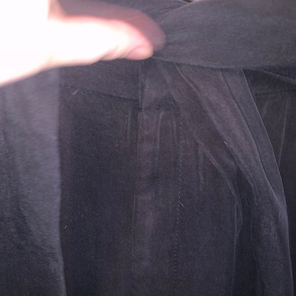 Zara Black High Rise Tie Front Shorts M - Picture 5 of 7